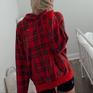 levi’s plaid hoodie